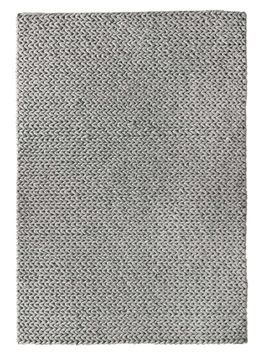 Chunky Knit Rug - Dove Grey