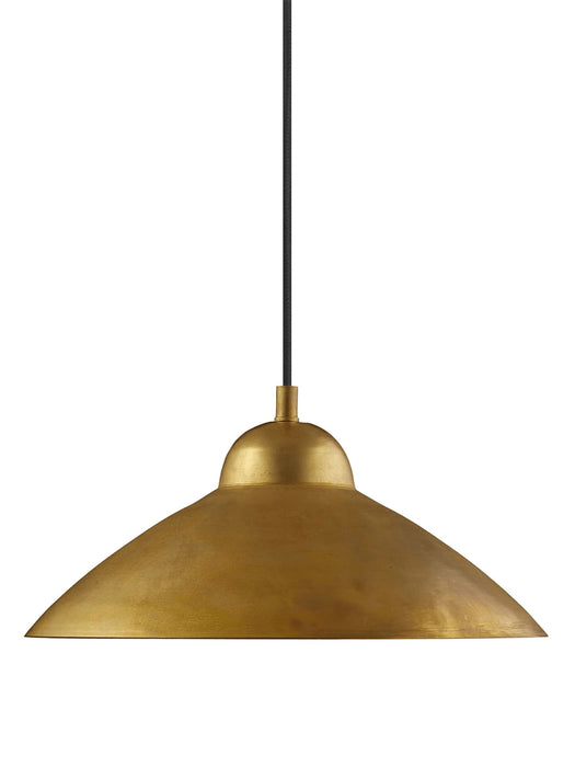 Small Cone Pendant - Raw Brass