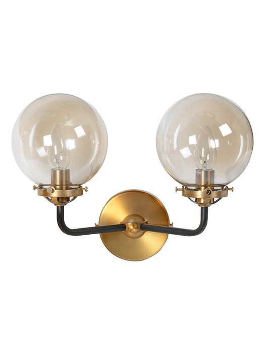 Double Globe Wall Light