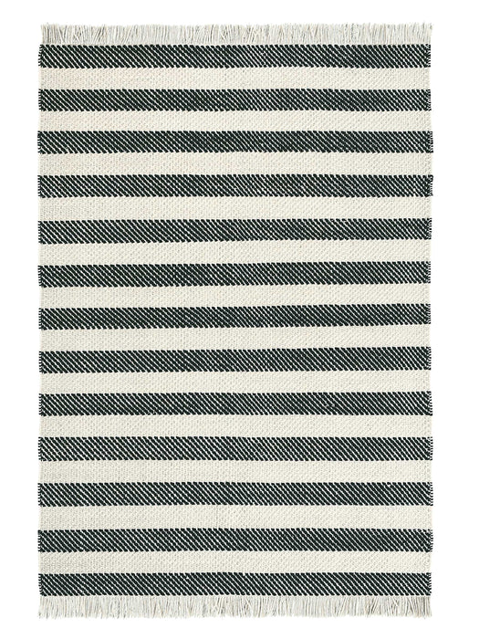 Flatweave Rug - Monochrome Stripe