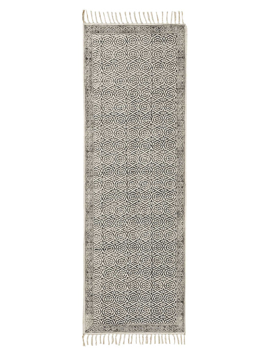 Block Print Runner - Geometric