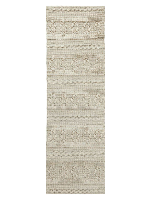 Nordic Geometric Runner - Cream
