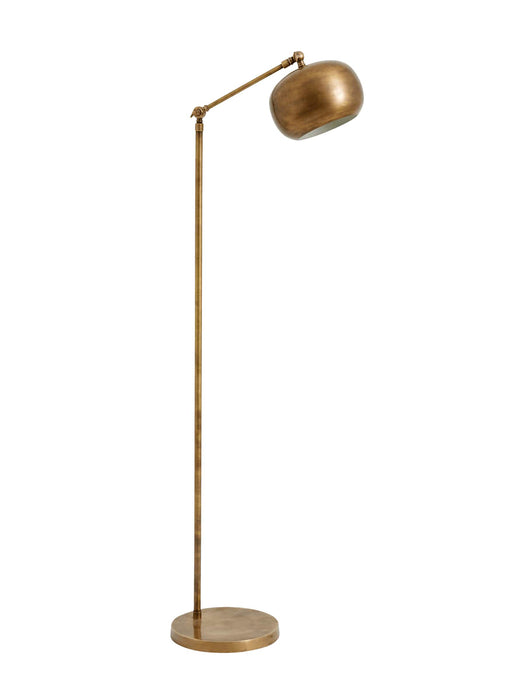 Globe Brass Floor Lamp