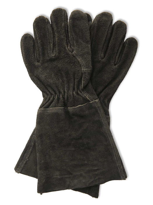 Suede Fire Gloves - Black