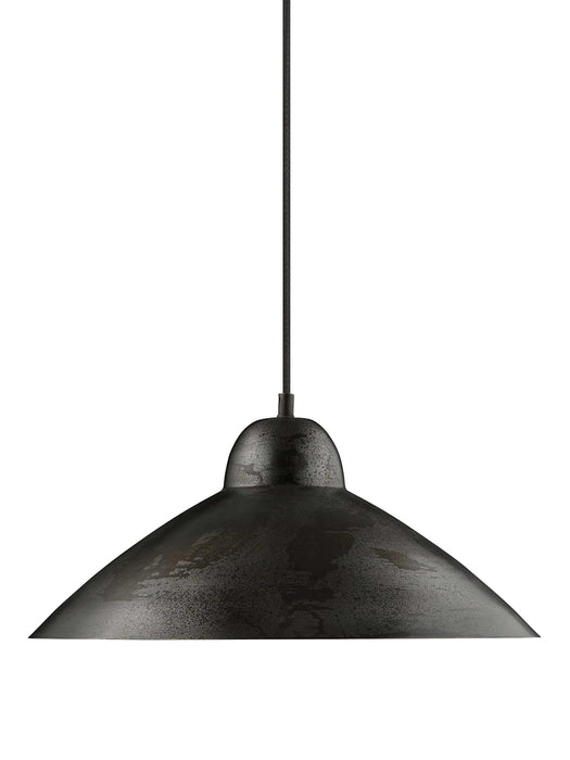 Large Cone Pendant - Oxidised Black