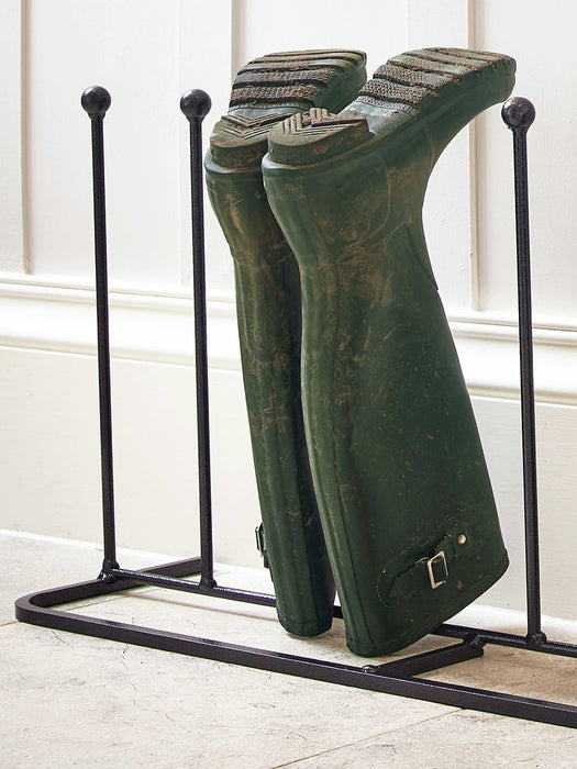 Four Pair Metal Boot Rack