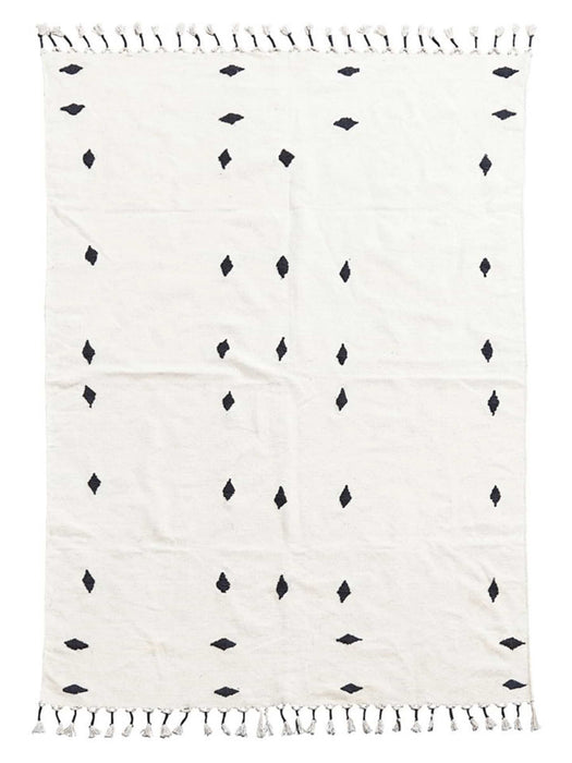 Monochrome Diamond Rug