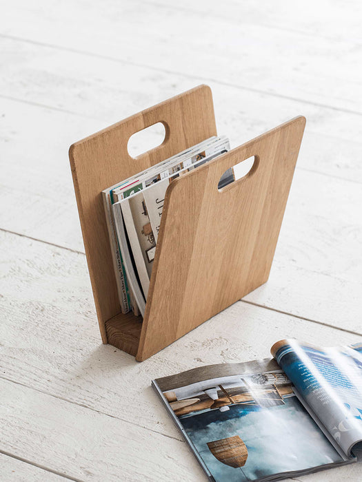 Oak Magazine Rack