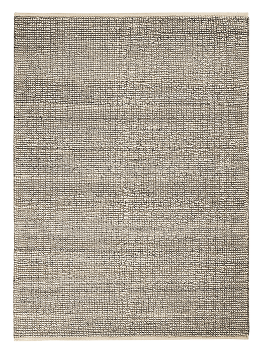 Grey & Cream Looped Rug