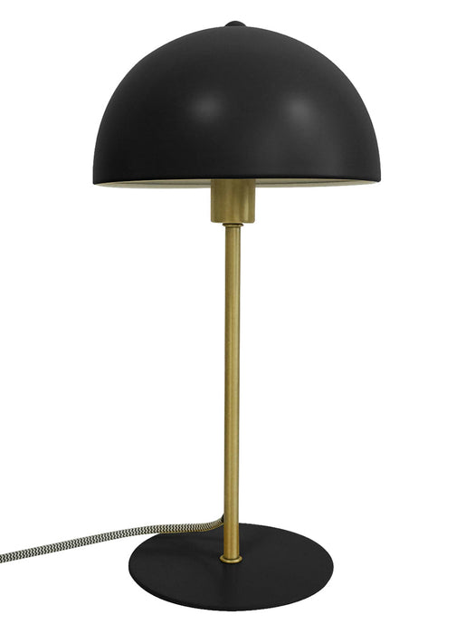 Black & Brass Rounded Desk Lamp