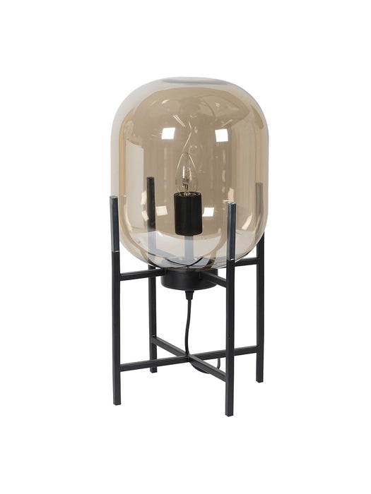 Smoked Glass Standing Lamp