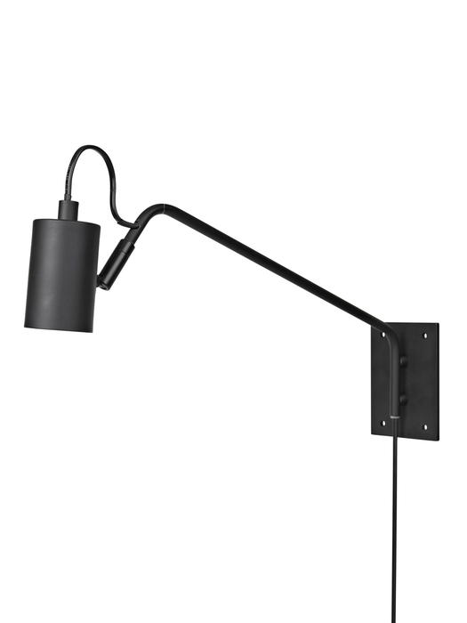 Swing Arm Wall Lamp - Black