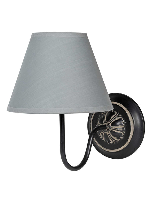 Antique Effect Wall Light - Black