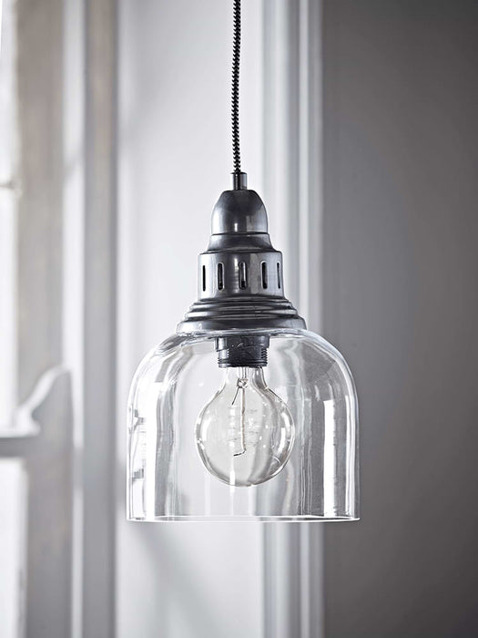 Zinc & Glass Pendant