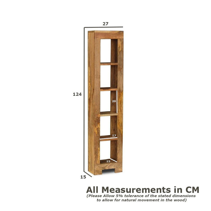 Mango Wood DVDCD Storage Unit - Due