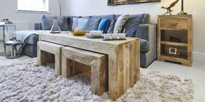 Acre & Artisan Mango Light Side Table