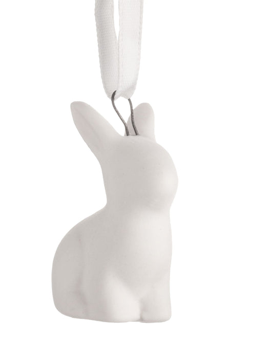 Set of Two Bunny and Bird Easter Hanging Decorations
