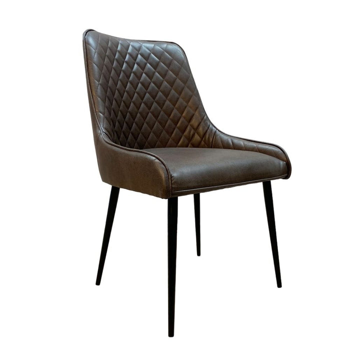 Henley Faux Leather Dining Chair - In Stock