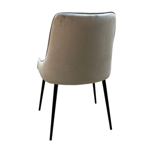 Acre & Artisan Henley Velvet Chair French Grey