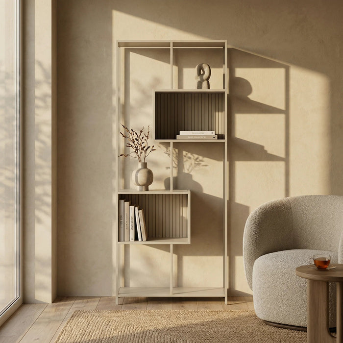 Seaford Bookcase Taupe