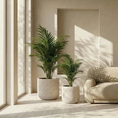 Victor Indoor/Outdoor Planter | Light Grey Stone Effect