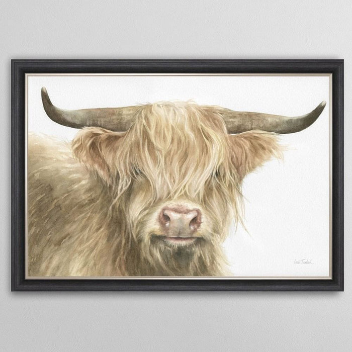 Highland Cow Framed Art - In Stock