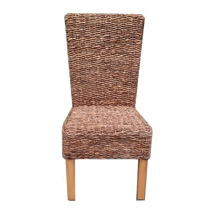 Ex-Display Light Rattan Rollback Dining Chair T41