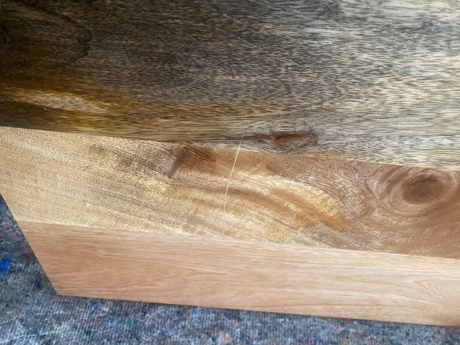 Ex Display Light Dakota 220cm Mango Wood Dining Table T551 - One Available