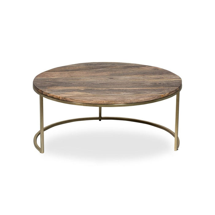 Industrial Gold Nest of Tables - In Stock
