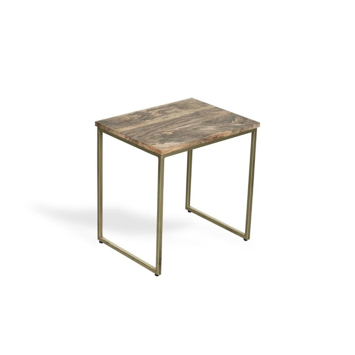Industrial Gold Nest of Tables - In Stock