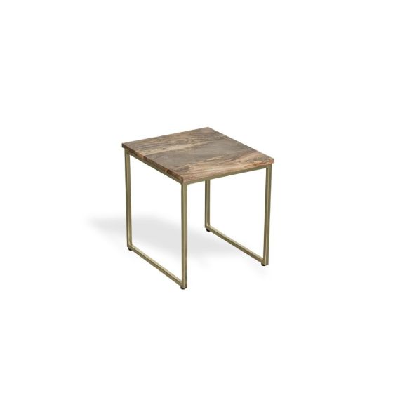 Acre & Artisan Industrial Gold Nest Of Tables