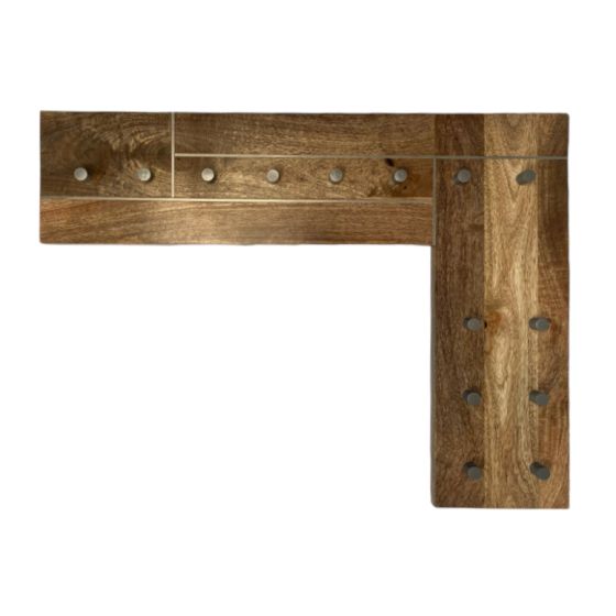 Acre & Artisan Inset Mango Key Hooks (80cm)