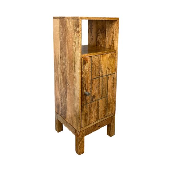 Acre & Artisan Inset Light Mango Lamp Table