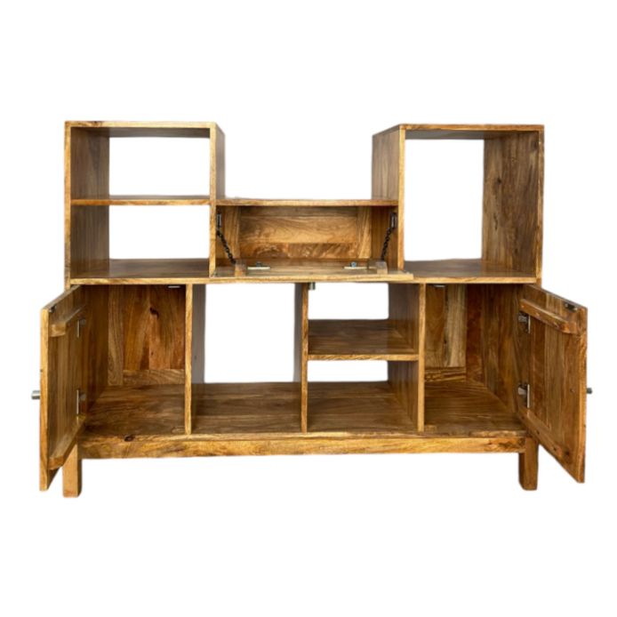Inset Light Mango 130cm LP TurntableDrinks Cabinet - In Stock