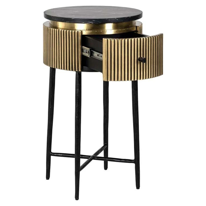 Ironville Gold Side Table