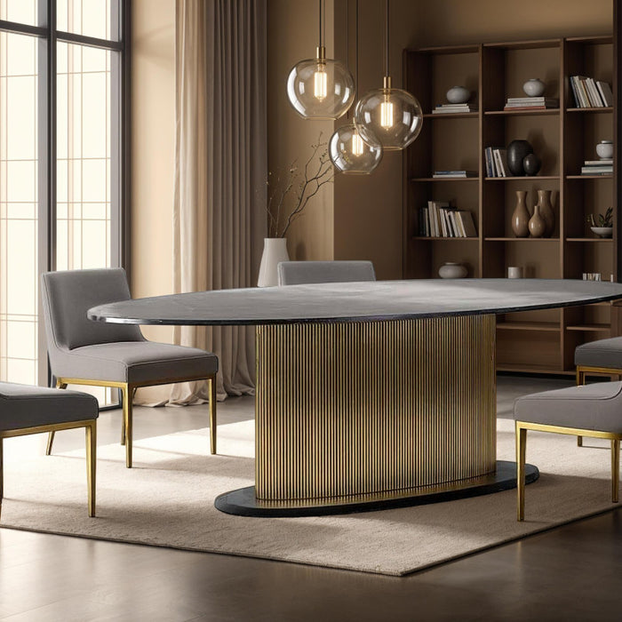 Ironville Large Oval Dining Table