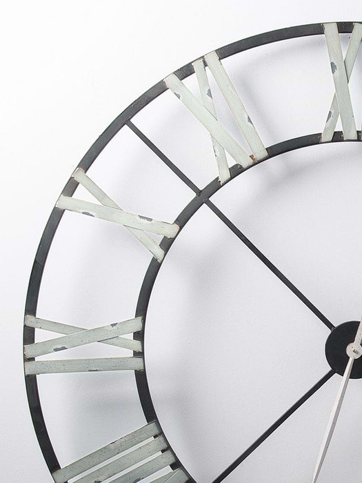 Ironwork Cut Out Clock