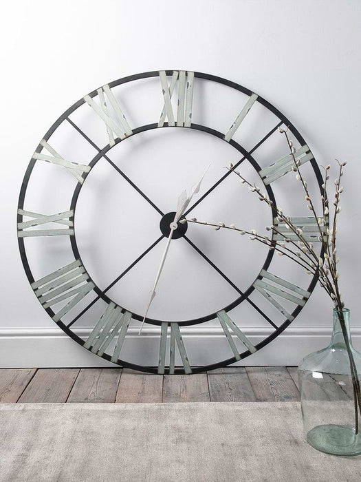 Ironwork Cut Out Clock