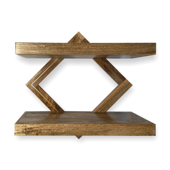 Acre & Artisan Inset Light Mango Shelf (60cm)
