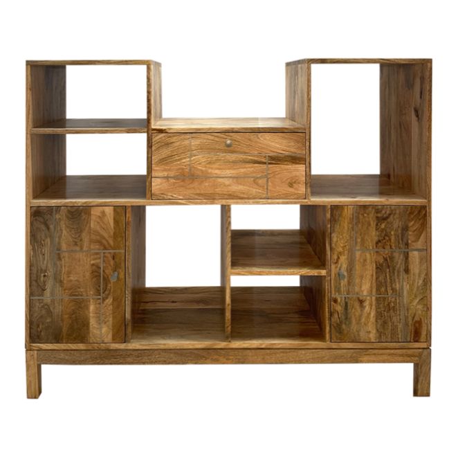 Inset Light Mango 130cm LP TurntableDrinks Cabinet - In Stock