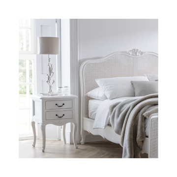 Ivory French Inspired Bedside Chest