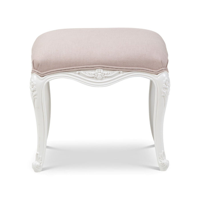 Ivory French Inspired Dressing Table Stool