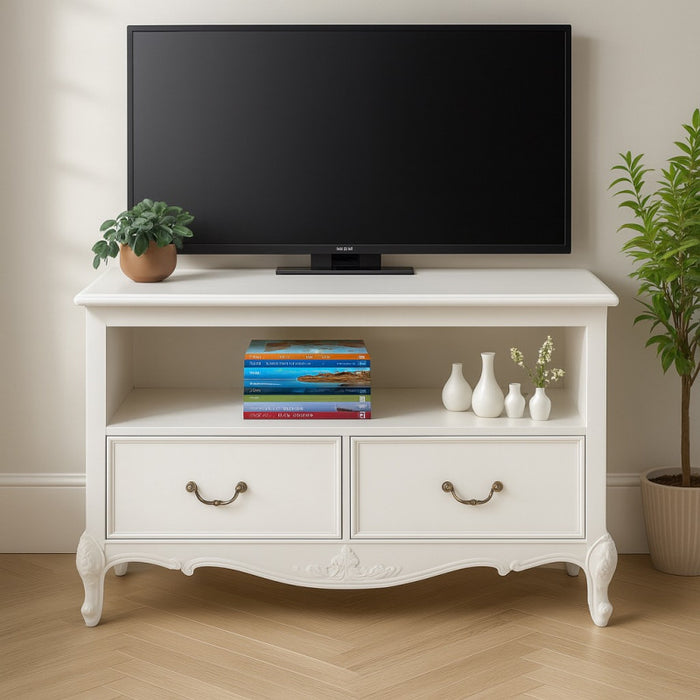 Ivory French Inspired TV Unit
