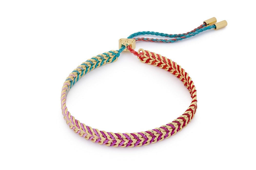Iztac Gold Moroccan Spice Braided Bracelet