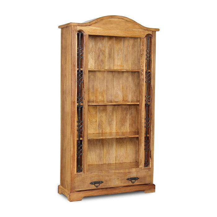 Jali Mango - Light 90cm 1 Drawer Bookcase - In Stock