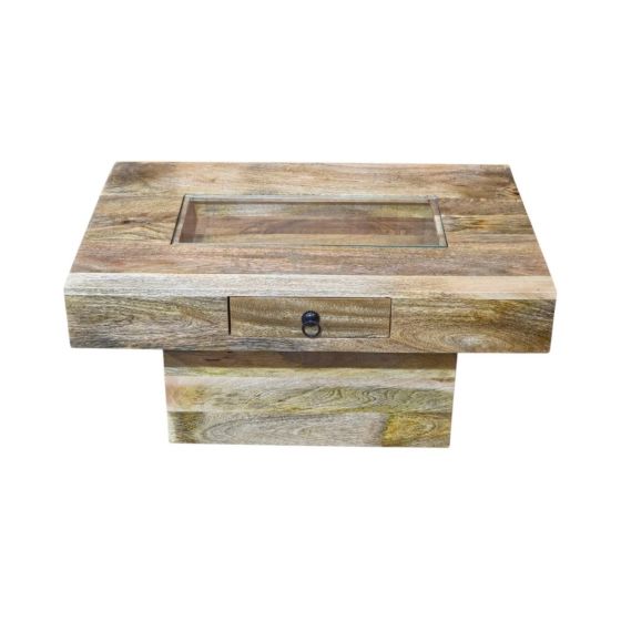 Acre & Artisan Jali Light Pebble Coffee Table