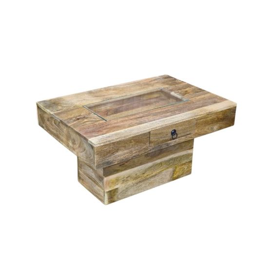 Acre & Artisan Jali Light Pebble Coffee Table