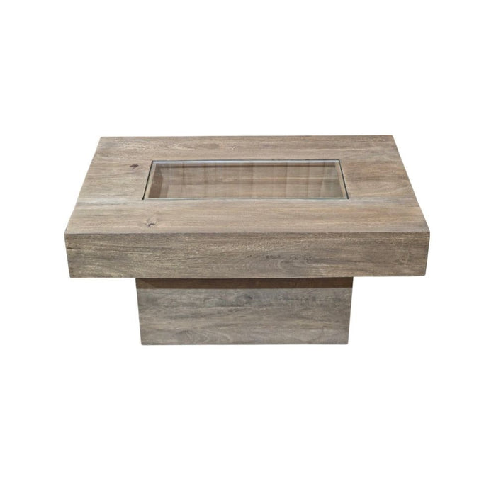 Jali Mango - Natural 90CM Pebble Coffee Table - In Stock