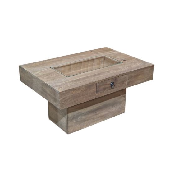 Acre & Artisan Jali Natural Pebble Coffee Table