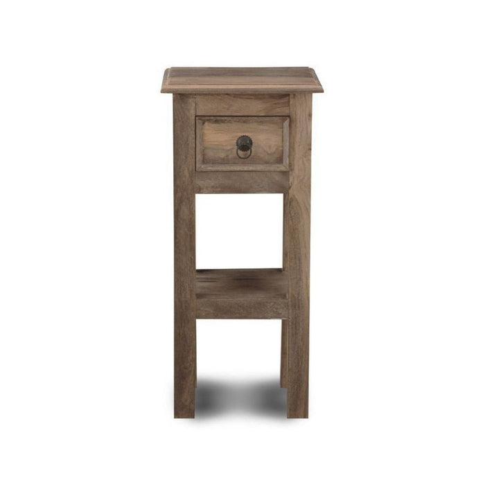 Jali Mango - Natural Lamp Table - In Stock